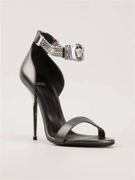 versace medusa 2199|Versace Medusa detail round heels.